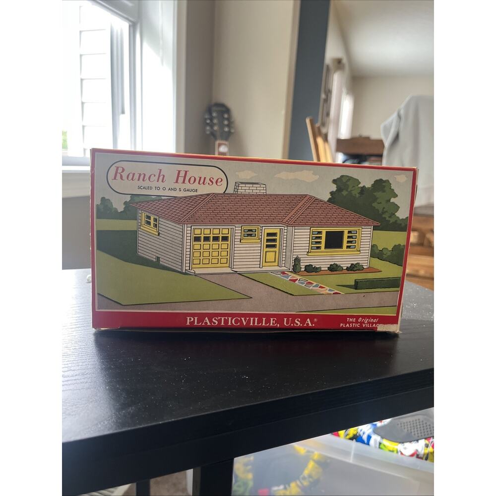 Plasticville 1603 Ranch House in Original Box